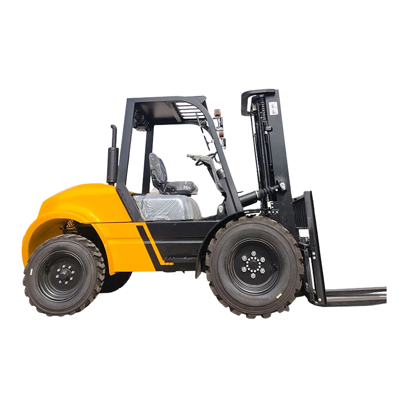 Terénny vysokozdvižný vozík All-Terrain 3,5-tonový dieselový vysokozdvižný vozík so 4,8m trojitým stožiarom Terénny vysokozdvižný vozík All-Terrain 3,5-tonový dieselový vysokozdvižný vozík so 4,8m trojitým stožiarom